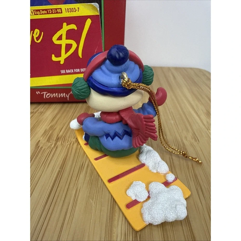 1998 Vintage American Greetings Rugrats Tommy Figure CHRISTMAS‎ Holiday Ornament